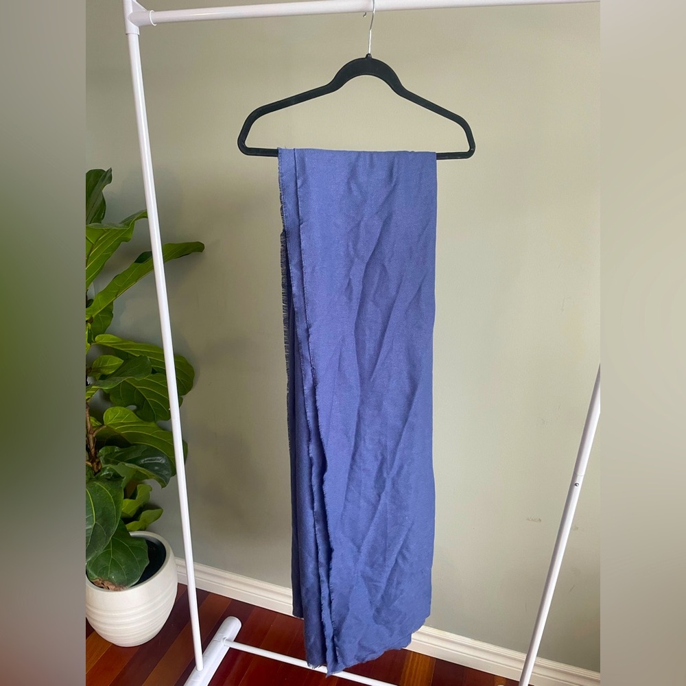 Zara Periwinkle Blue Oversized Scarf
